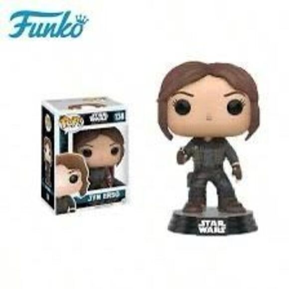 Jyn Erso Star Wars Rogue One Funko Pop Vinyl Bobblehead Toy Play Figure Statue - Picture 1 of 5